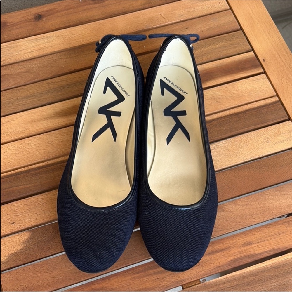 Anne Klien Sport Navy Blue Flats